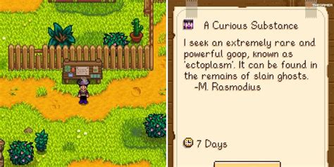 ectoplasm quest stardew|stardew valley a curious substance.